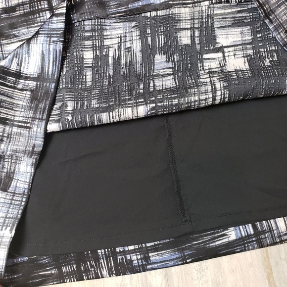 CHICO'S Silky Multicolored Skirt Size 2 - Picture 5 of 7